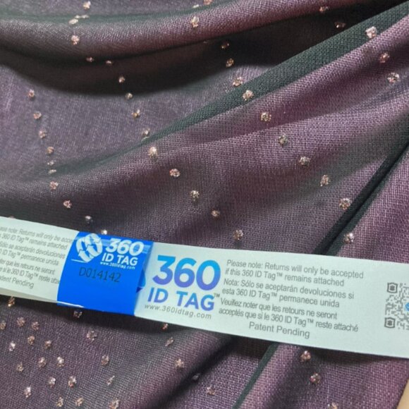 Vintage Byer Too Womens Beaded Mesh Midi Dress Size M Whimsigoth Vamp Goth Y2K - Picture 16 of 16